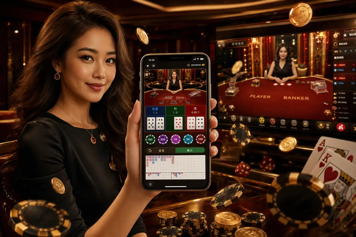 won55 Casino meja live baccarat dealer langsung